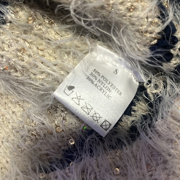 Katsuiti Beige & Gray Long Sleeve Sweater dress - Size s - Picture 9 of 9